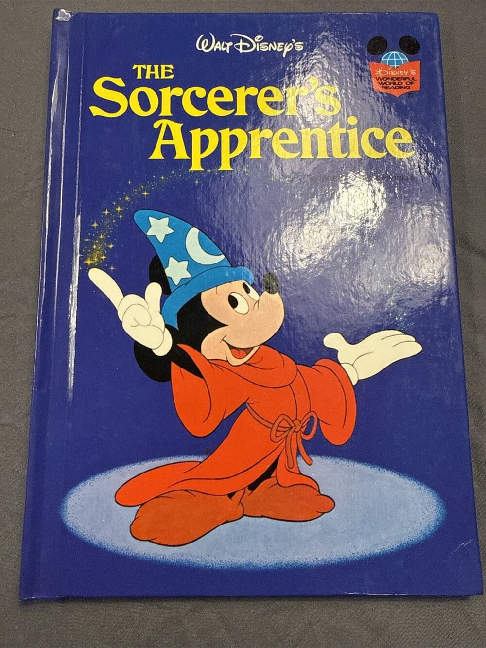 The Sorcerer’s Apprentice Hardcover 1973 Book Walt Disney Book Club Edition VTG